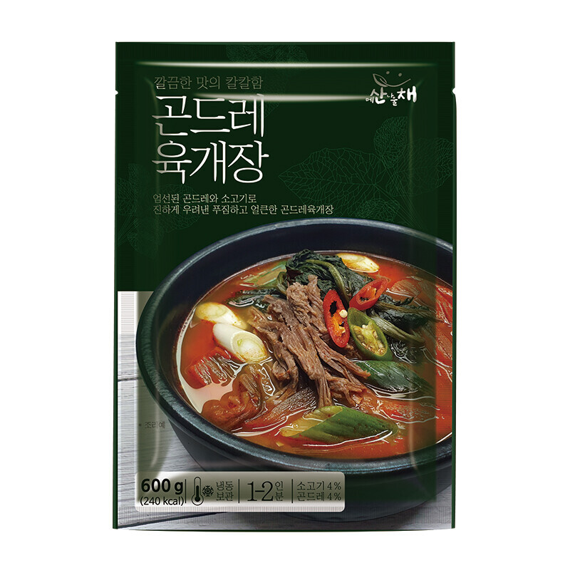 강원더몰,[3월 특가세일]곤드레육개장 5팩(10인분)